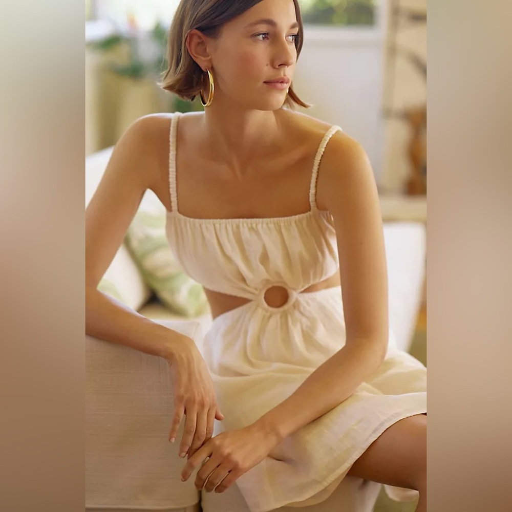 Faithfull the Brand linen mini dress